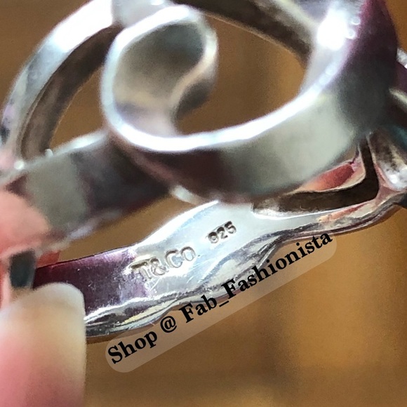 Tiffany & Co Sterling Silver Ring Size 5 - Picture 5 of 11